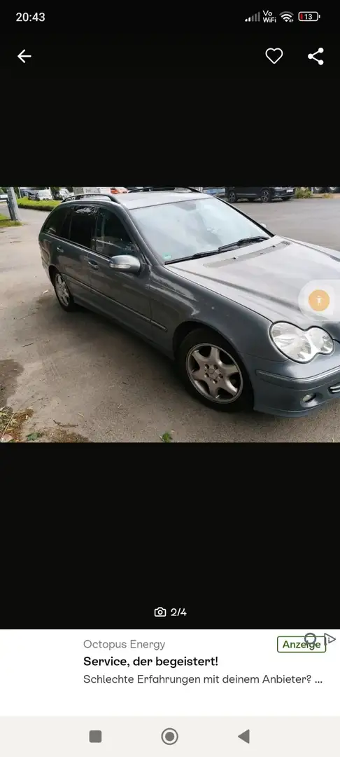 Mercedes-Benz C 180 T Kompressor Avantgarde Grau - 2