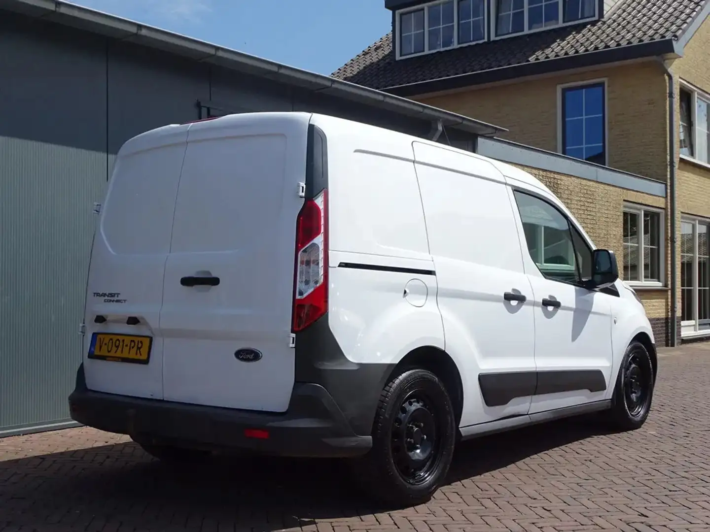 Ford Transit Connect 1.5 TDCI EURO 6 SCH. DEUR TR. HAAK CR. CONTROL Wit - 2