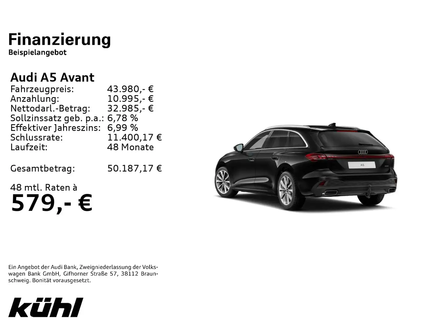 Audi A5 TFSI Q 150kw S tronic ACC/Kamera/Navi/A Schwarz - 2