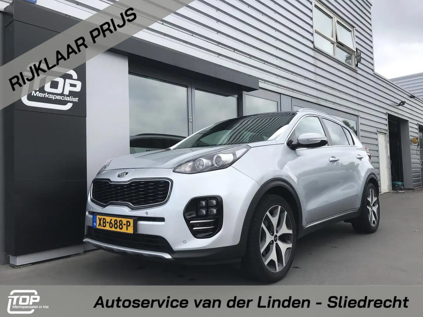Kia Sportage 1.6 T-GDI GT-Line Panoramadak 177PK Kia Sportage 1 Grijs - 1