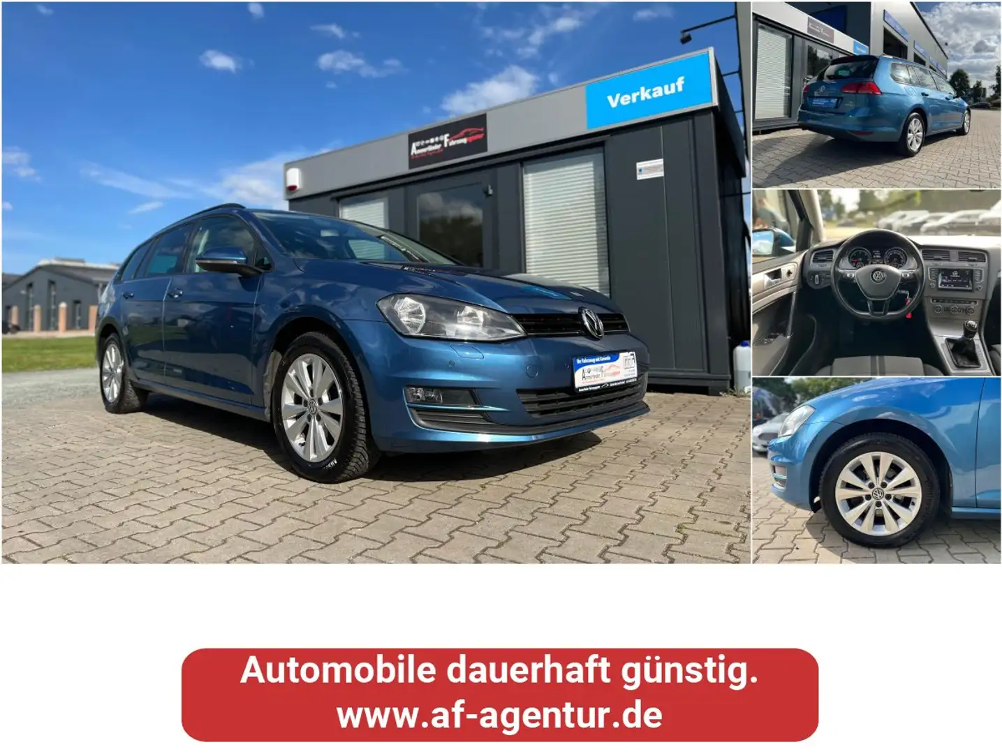 Volkswagen Golf VII 1.6 TDI BMT EU5 Comfortline Blau - 1