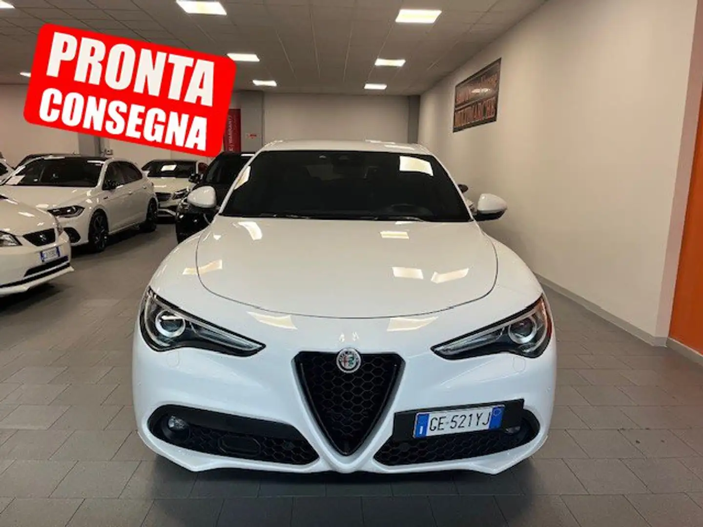 Alfa Romeo Stelvio 2.2 Turbodiesel 210 CV AT8 Q4 Veloce Bianco - 1