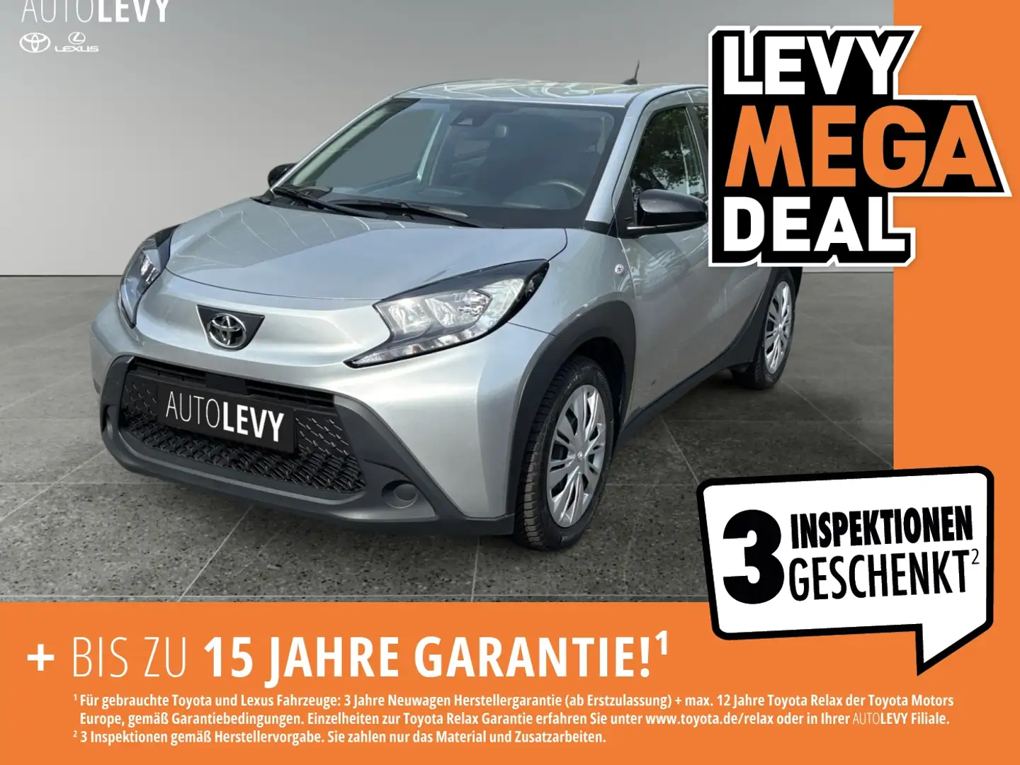 Toyota Aygo X 1.0 CARPLAY*AA*KAMERA* Silber - 1