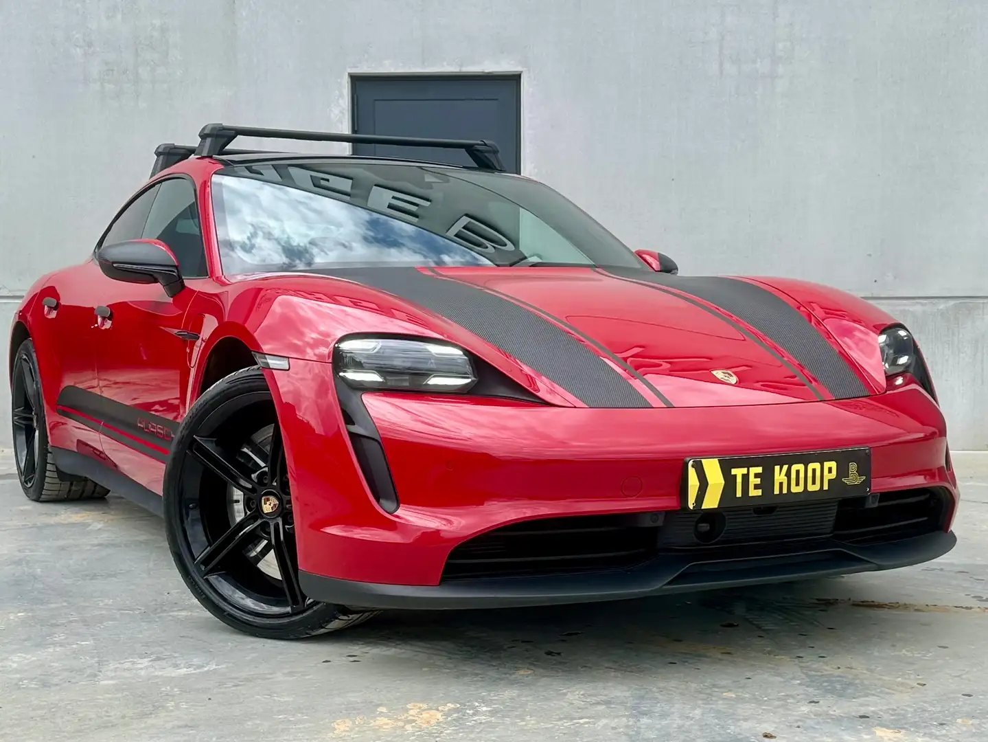 Porsche Taycan Performance4S*Bose*MemorySeat*ACC*DCC*4WielSturing Rouge - 1