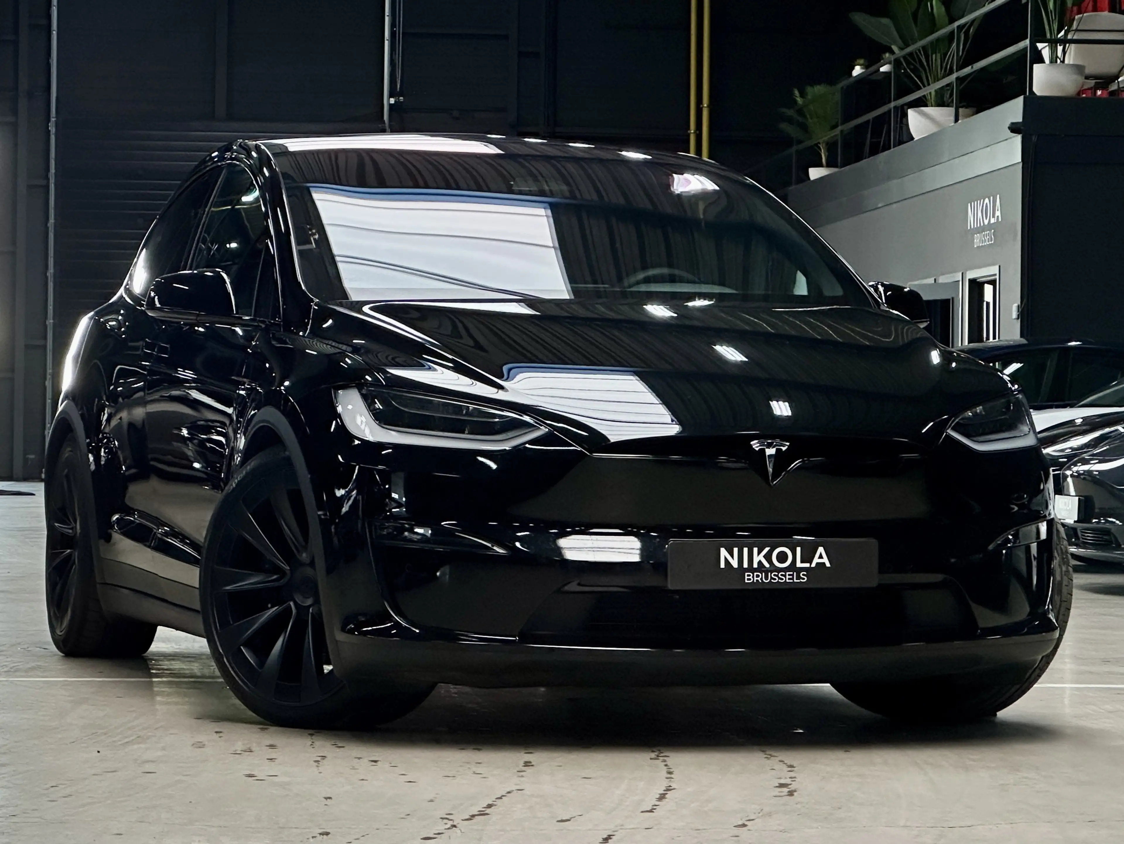 Tesla Model X PLAID - FULL SELF DRIVING ACTIVE - BLACK INTERIOR