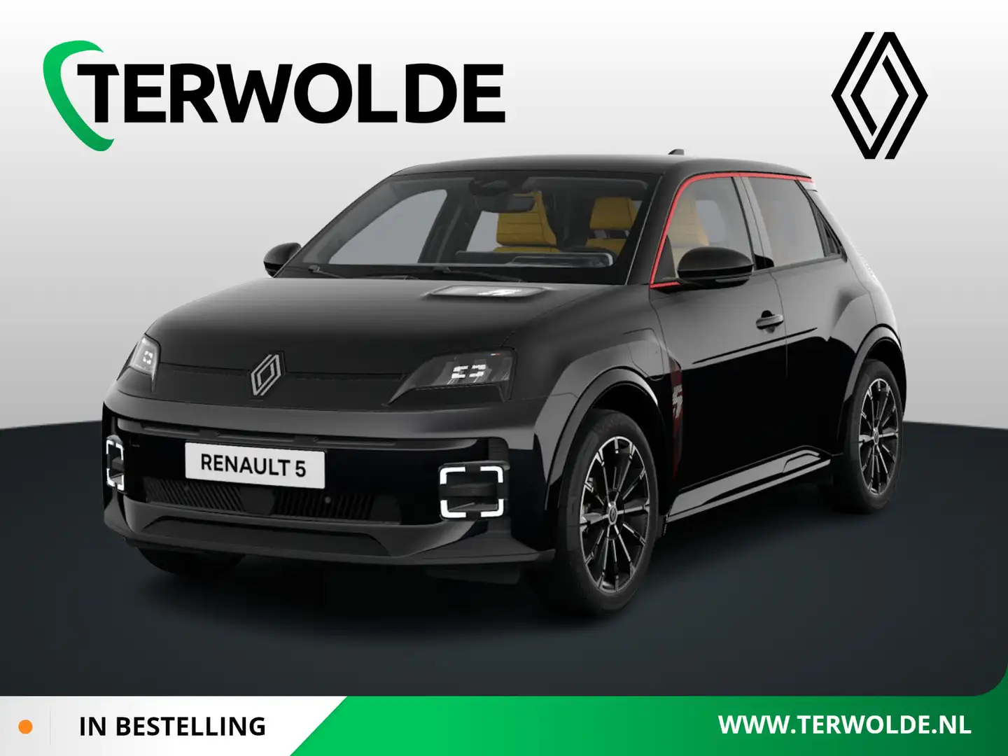 Renault R 5 Iconic cinq | Achteruitrijcamera | Elektrisch verw Schwarz - 1