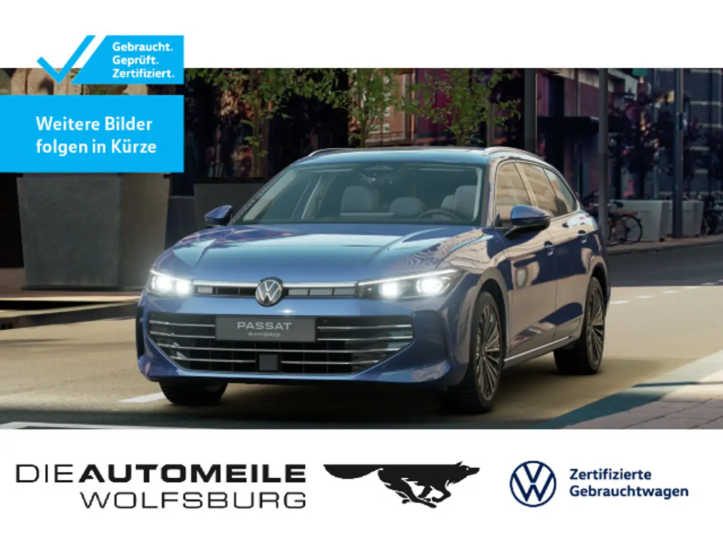Volkswagen Passat Variant 1.5 eTSI Hybrid DSG Elegance Matr Blau - 1