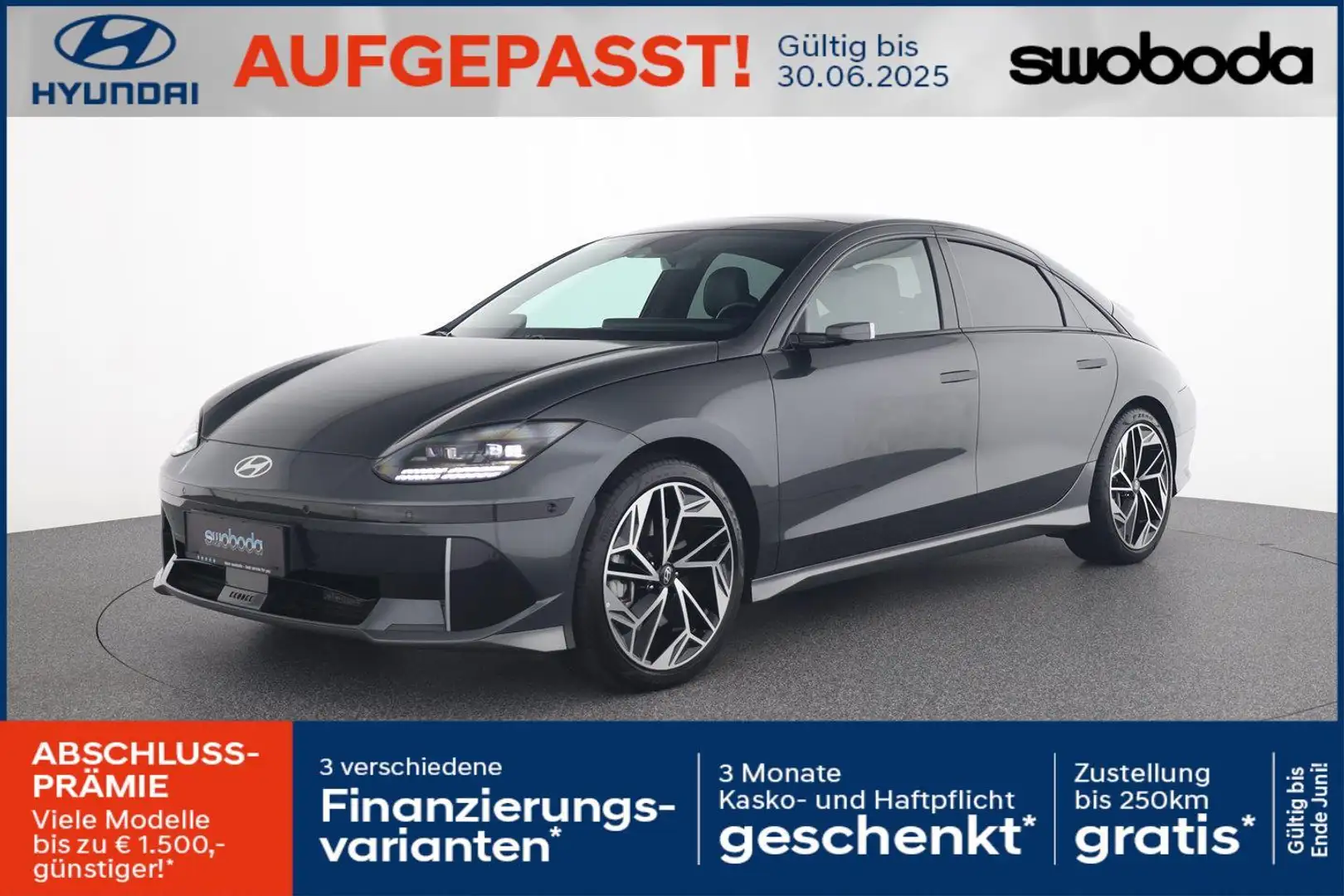 Hyundai IONIQ 6 TOP LINE Long Range 77,4 kWh 4WD i63t1-O2/ Grigio - 1