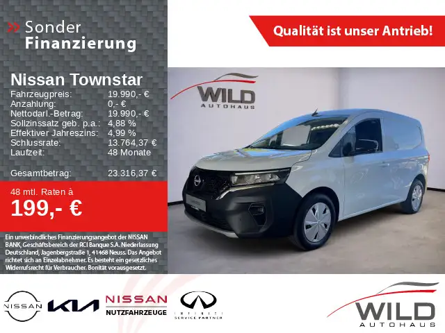 Nissan Townstar Kasten EV  L1 N-Connecta 2,2t Navi CCS2