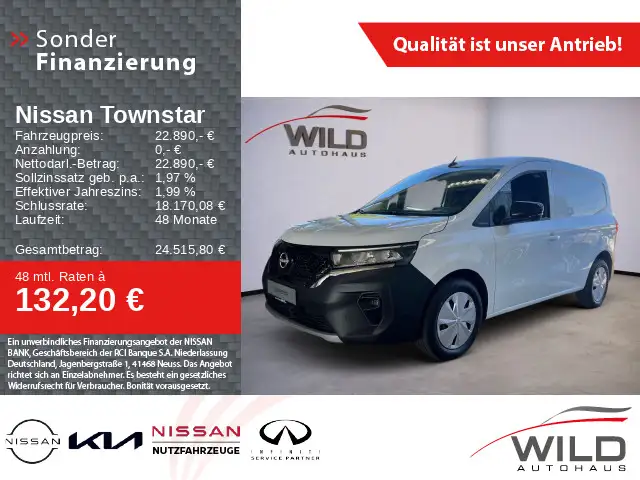 Nissan Townstar Kasten EV  L1 N-Connecta 2,2t Navi CCS2
