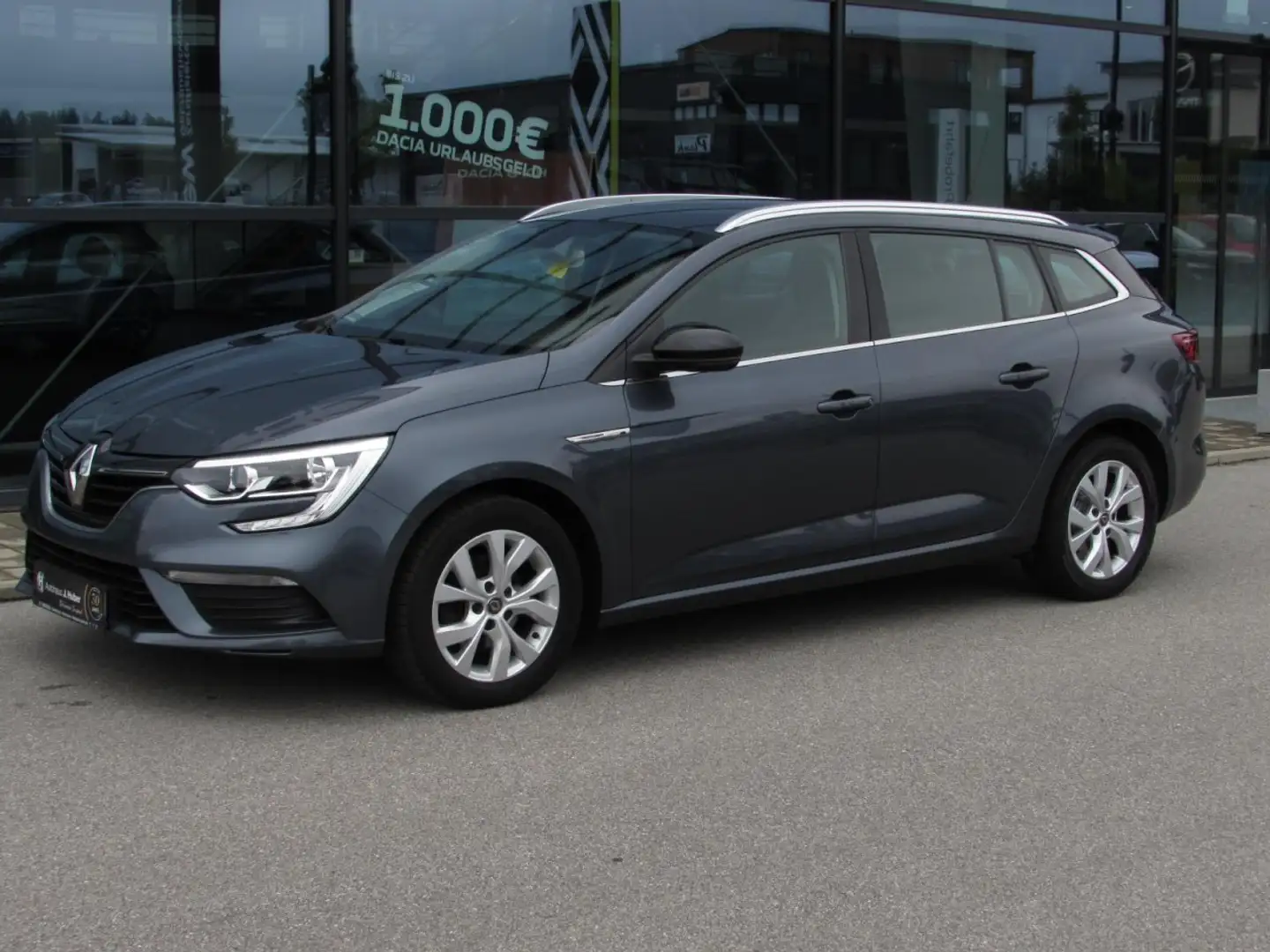 Renault Megane Grandtour Limited TCe 115 GPF Klima Navi Gris - 2