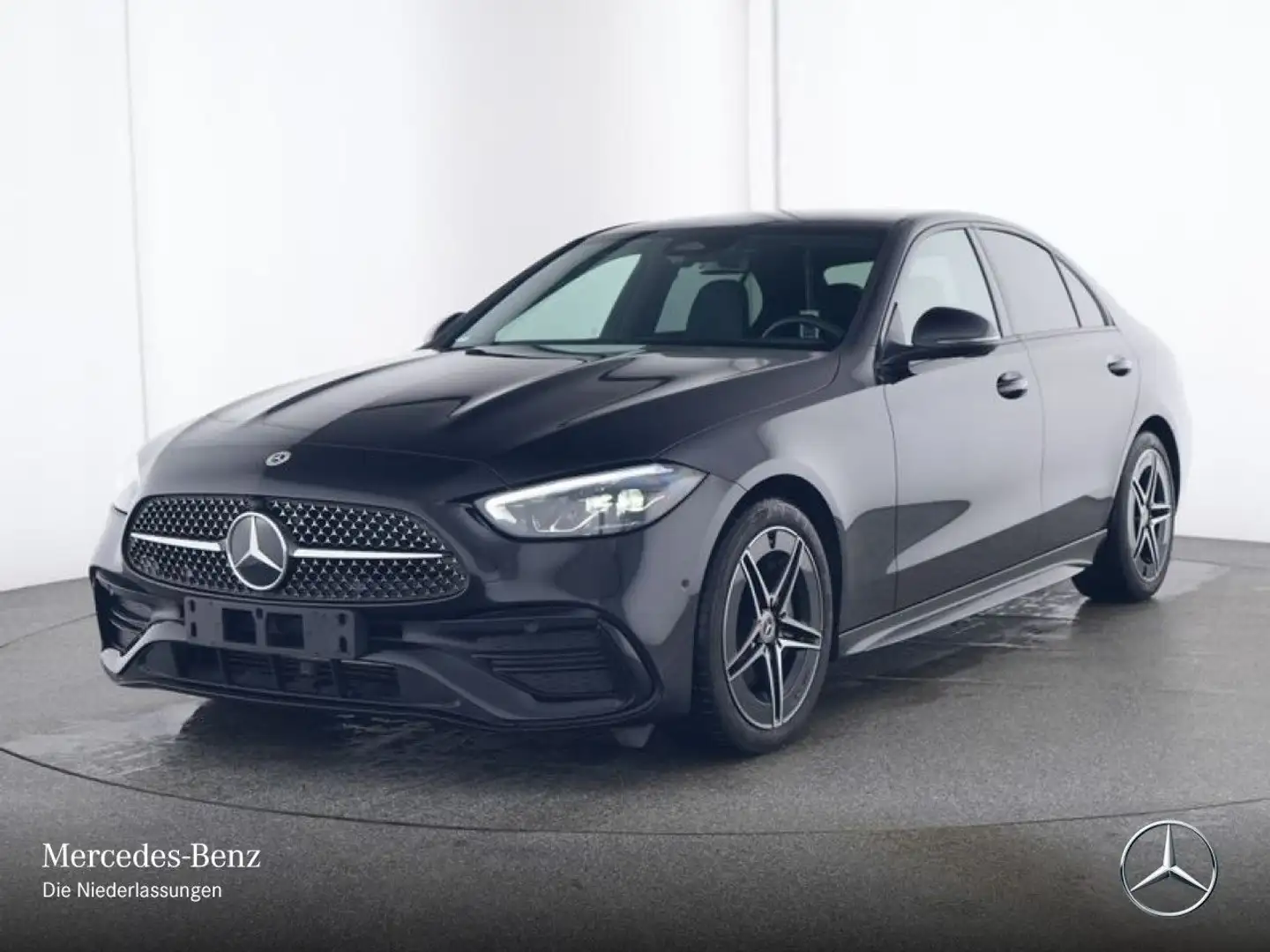Mercedes-Benz C 220 d 4M AMG+NIGHT+LED+KAMERA+TOTW+KEYLESS+9G Negro - 2