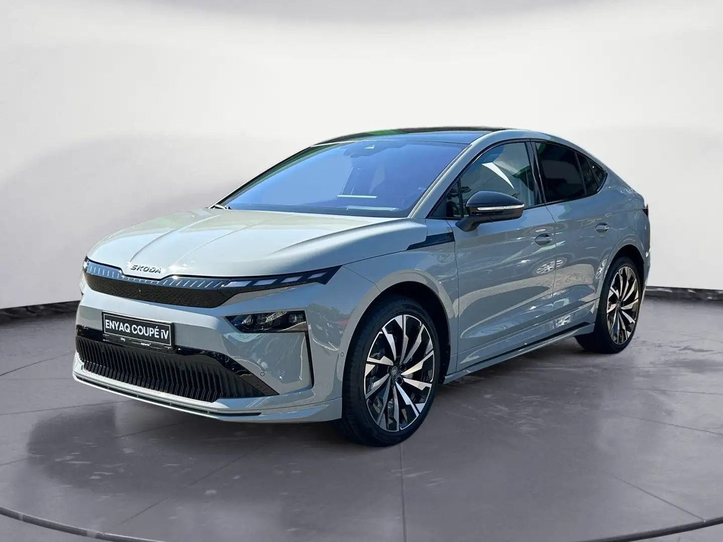 Skoda Enyaq Coupe 85 Sportline h Batterie Elektromotor Grau - 2