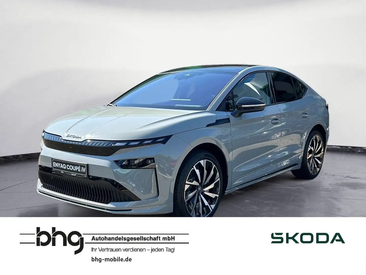 Skoda Enyaq Coupe 85 Sportline h Batterie Elektromotor Grau - 1