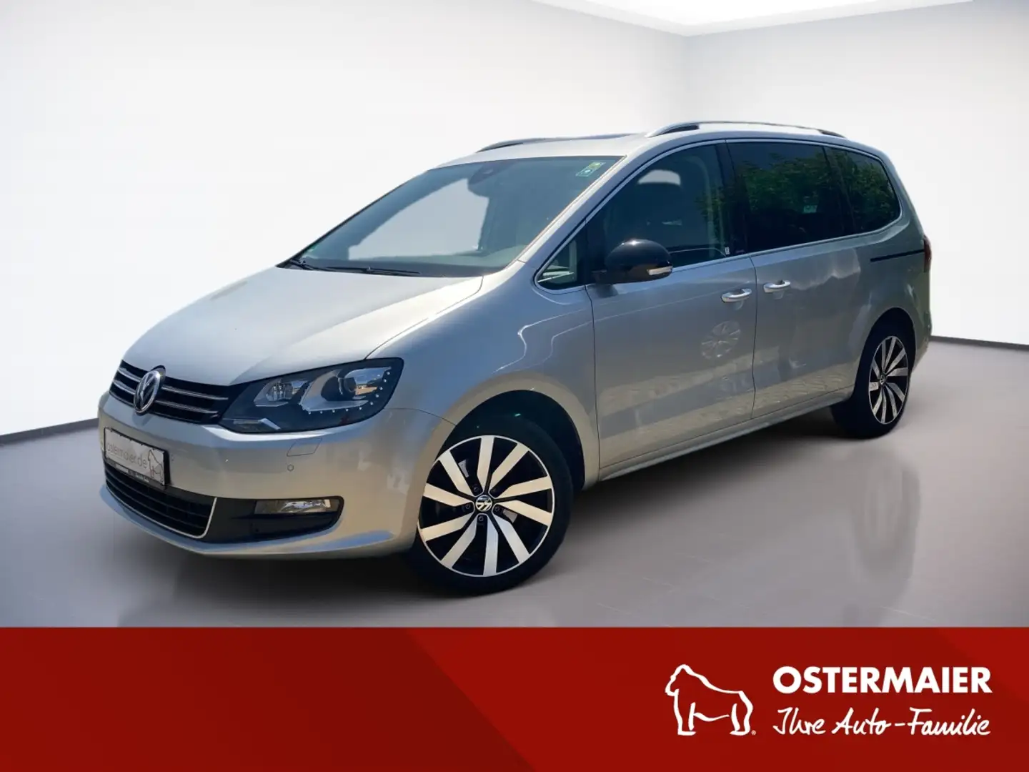 Volkswagen Sharan UNITED 1.4TSI 150PS DSG 7-SITZE.XENON.PANO.NAVI.SH Srebrny - 1
