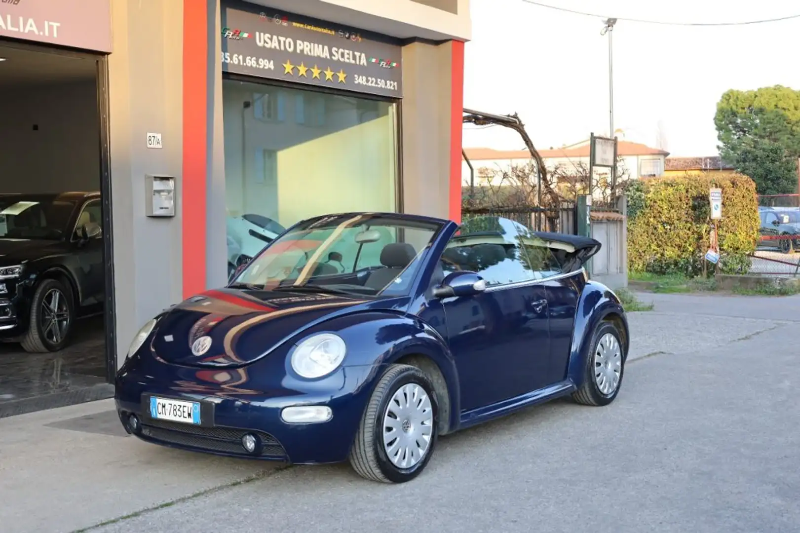 Volkswagen New Beetle 1.4 16V Cabrio Iscritta ASI Anche per NEOPATENTATI Modrá - 1