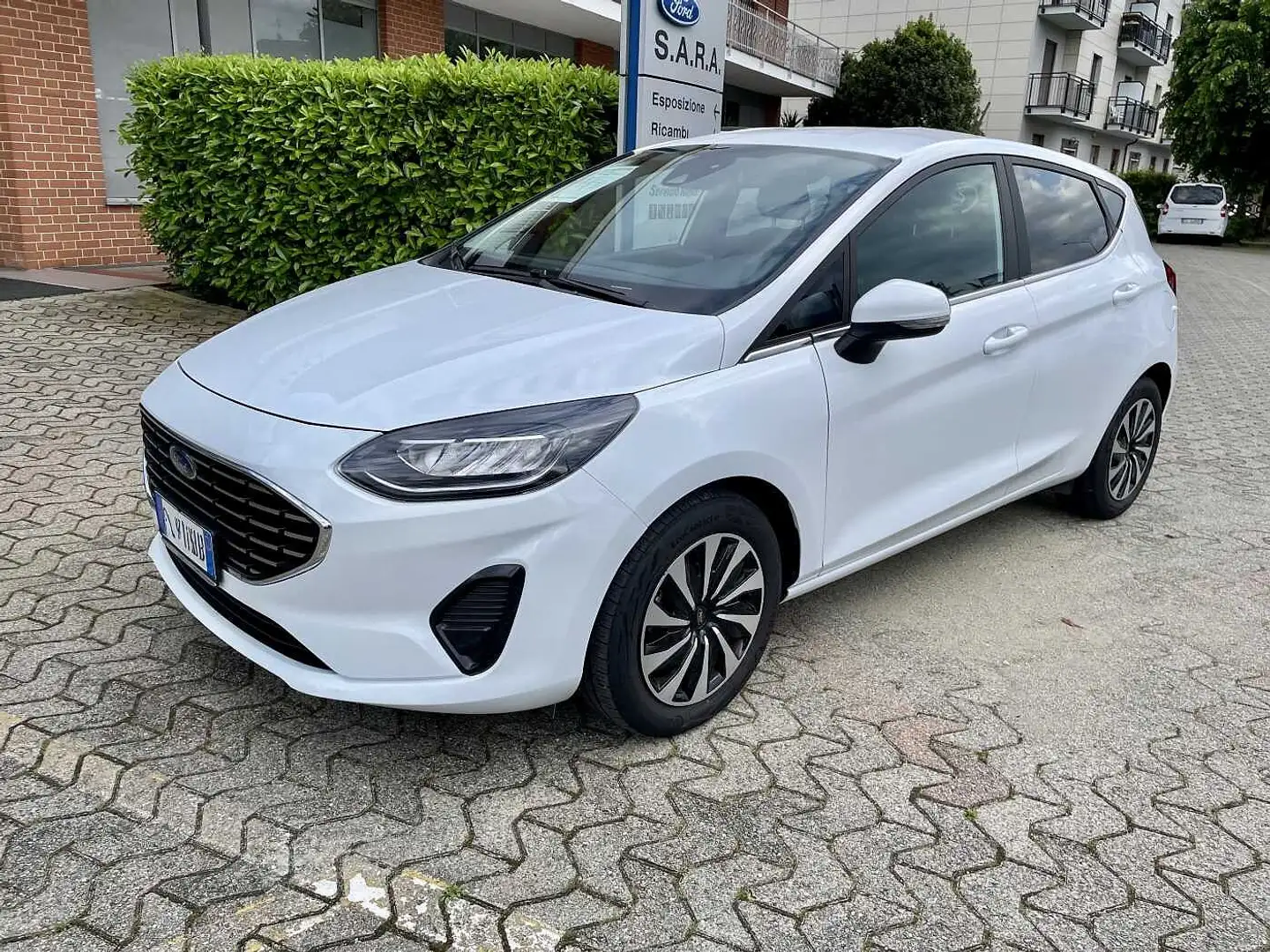 Ford Fiesta 7ª serie 1.0 Ecoboost Hybrid 125 CV 5 porte Titani Weiß - 1