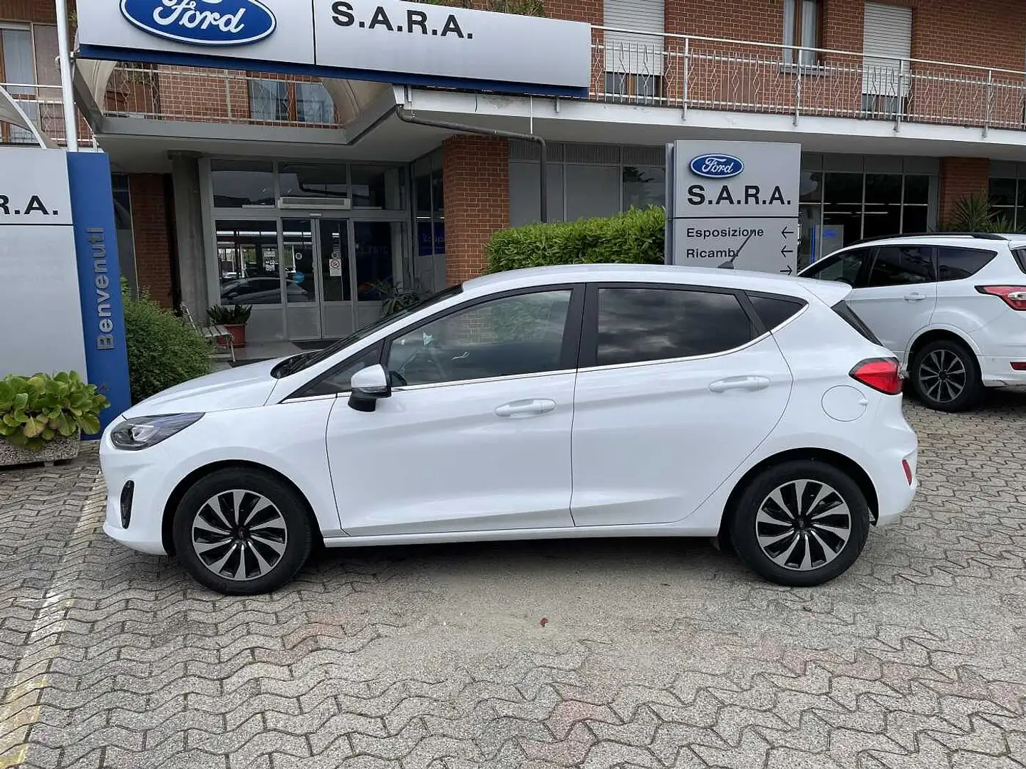 Ford Fiesta 7ª serie 1.0 Ecoboost Hybrid 125 CV 5 porte Titani Weiß - 2