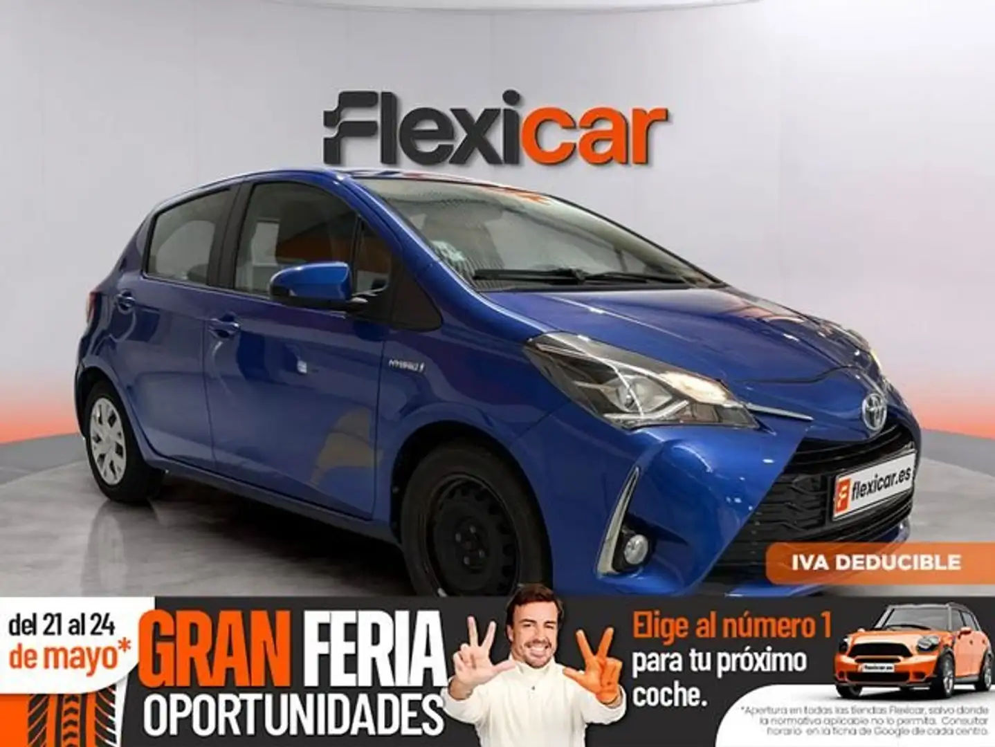 Toyota Yaris 120H 1.5 Business Plus Azul - 1