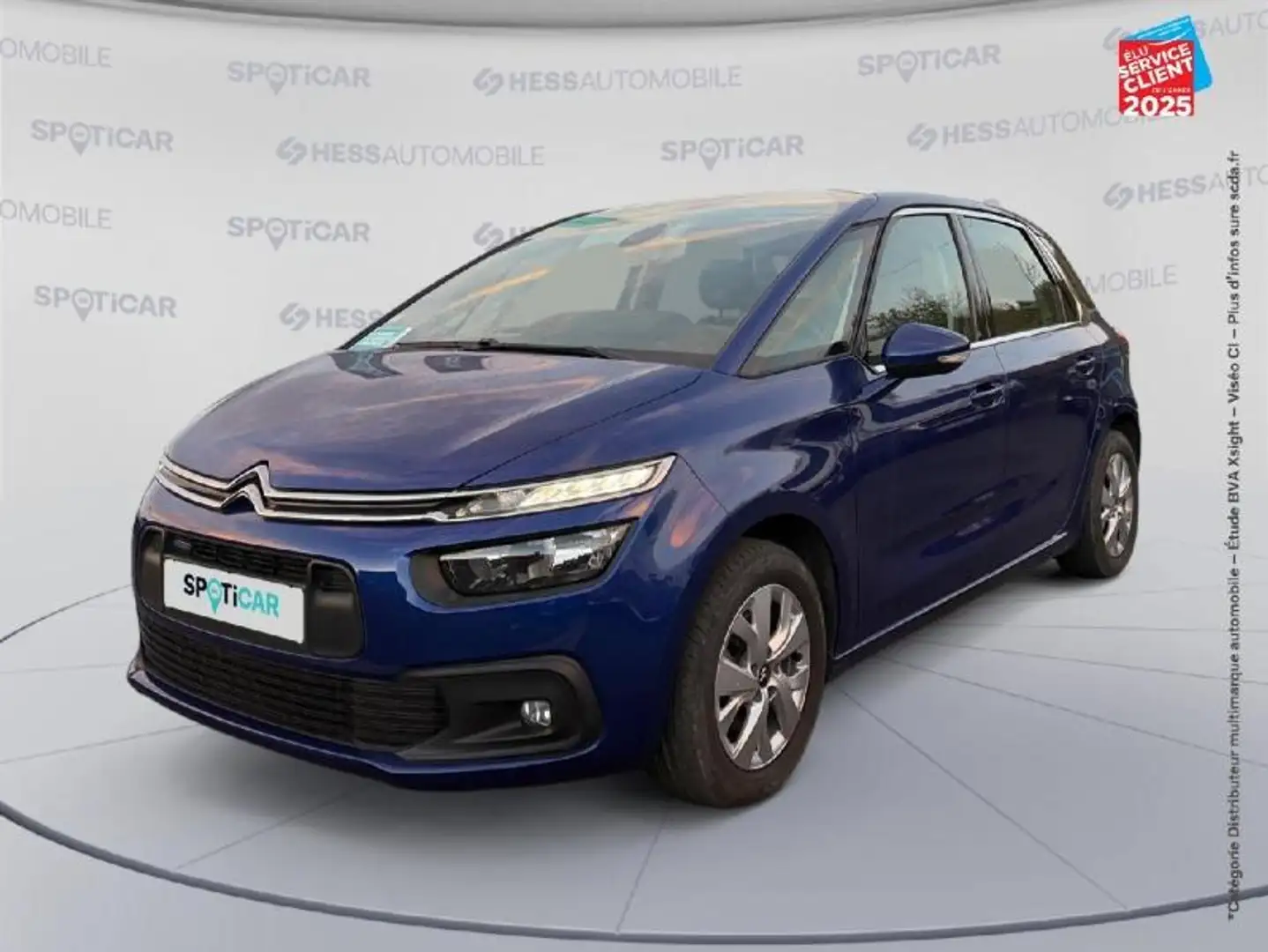 Citroen C4 Picasso PureTech 130ch Live S/S Tpano Sieges chauf Radar AR Attelage Bleu - 1