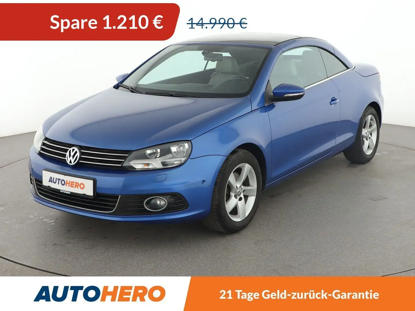 Volkswagen Eos 1.4 TSI BlueMotion*NAVI*PDC*SHZ*TEMPO*PANO*KLIMA* Blau - 1