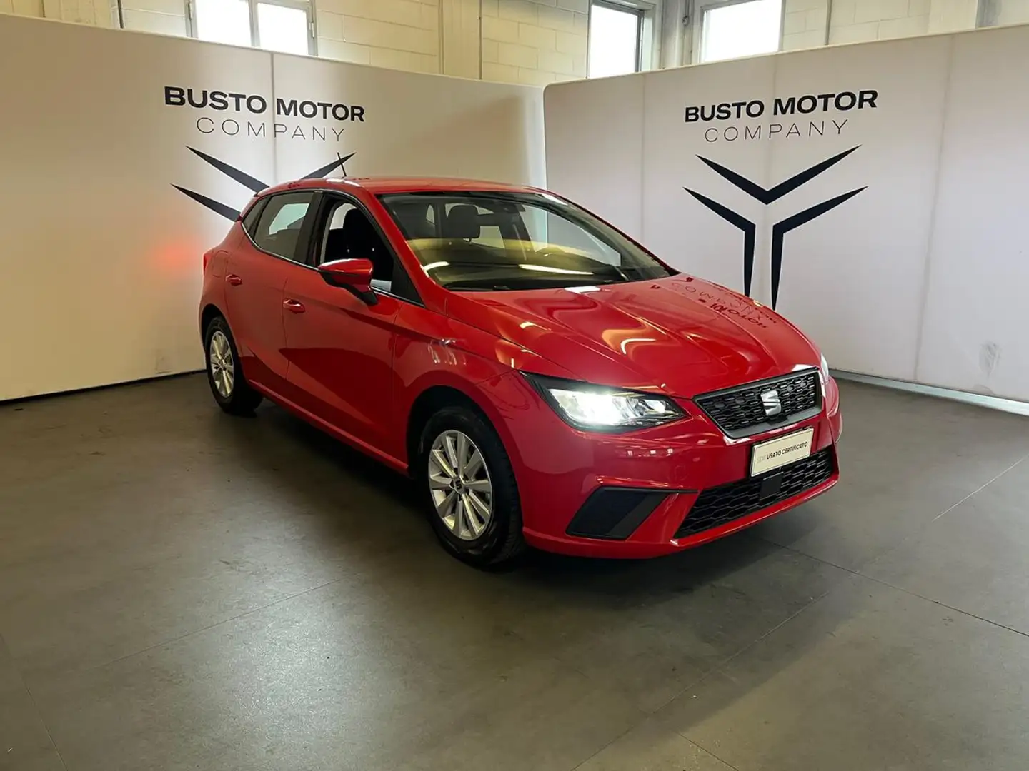 SEAT Ibiza 1.0 MPI Style NEOPATENTATI SEAT USATO CERTIFICATO Rosso - 1