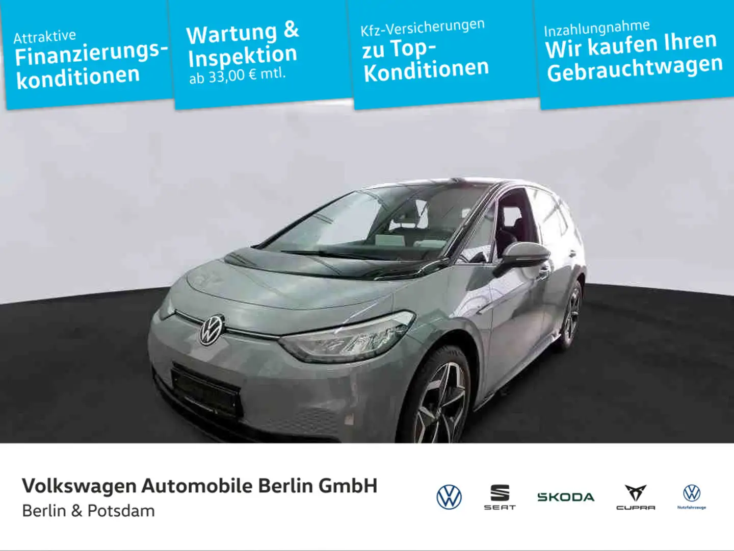 Volkswagen ID.3 Pro S NAVI W-Pumpe LED PDC LM-Felgen Grau - 1