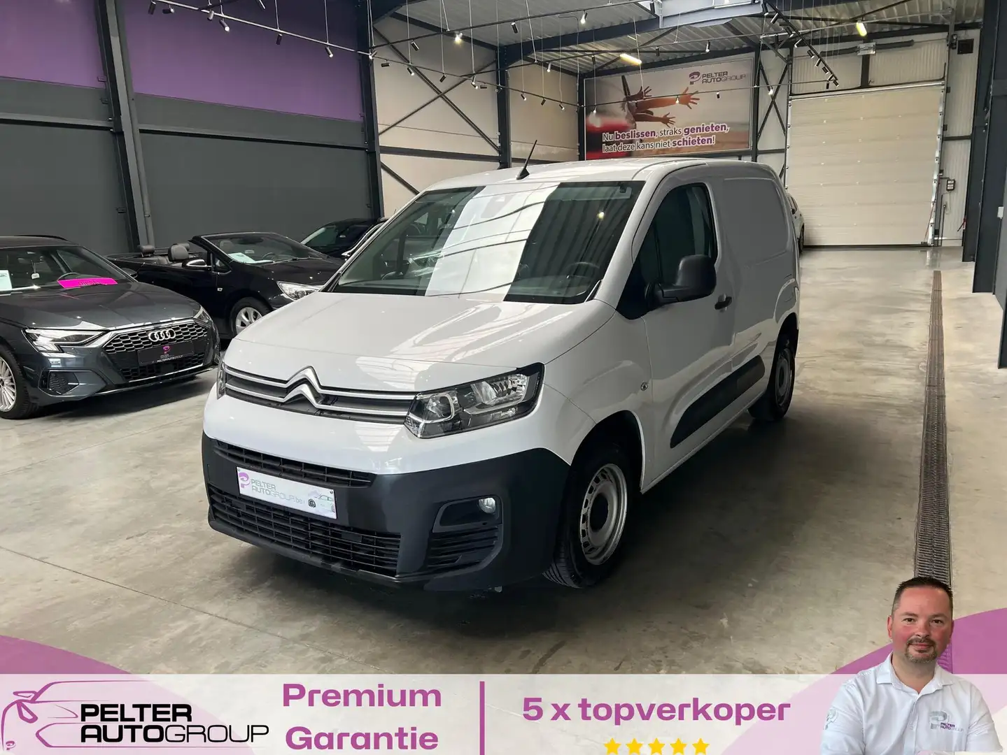 Citroen Berlingo 1.5BlueHDi Lichte Vr 49.000km GPS BTW incl. Blanc - 1