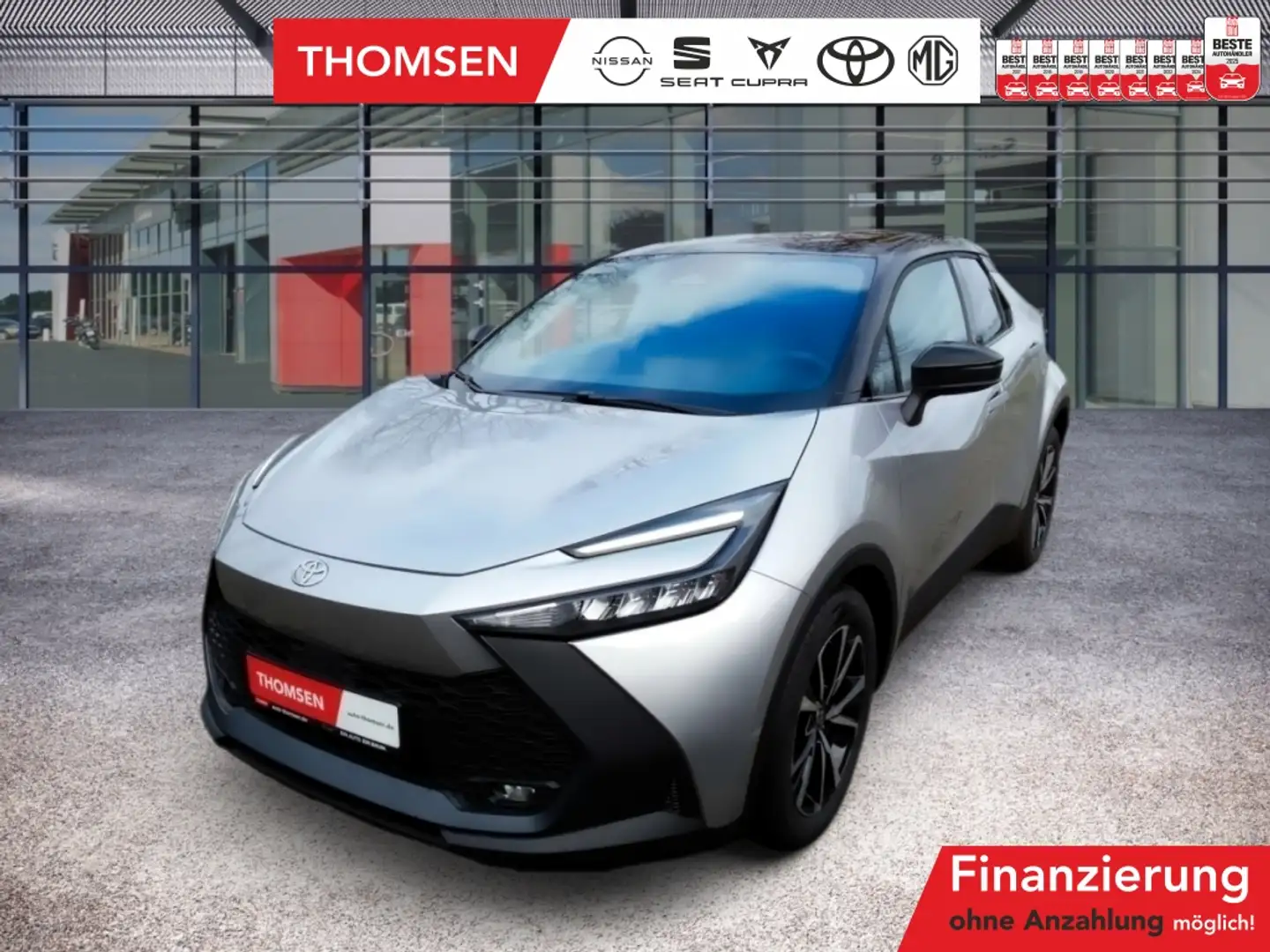 Toyota C-HR Team D Navi, Klima, RFK, Spurhalteas. Silber - 1