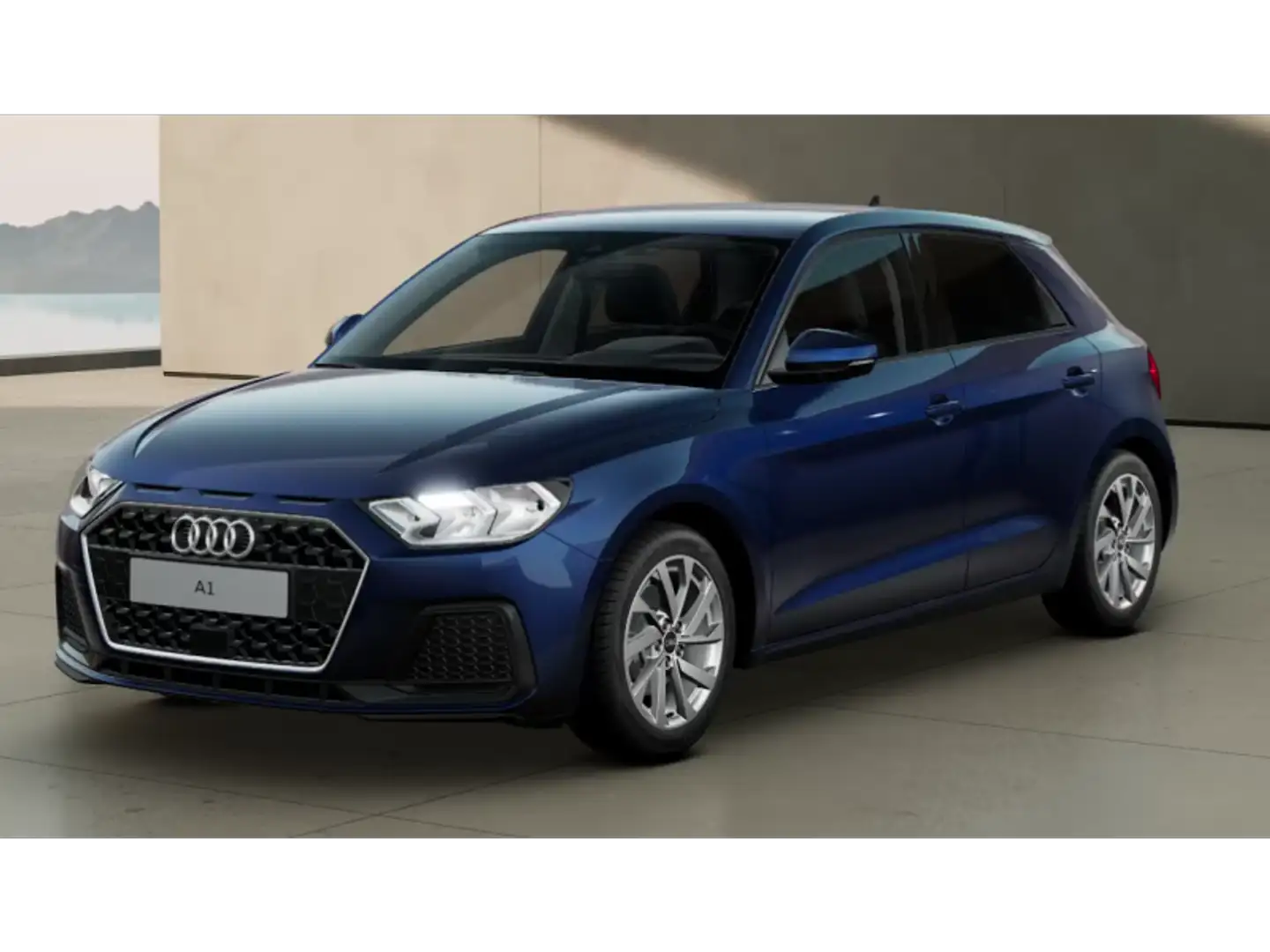 Audi A1 Advanced Bleu - 1