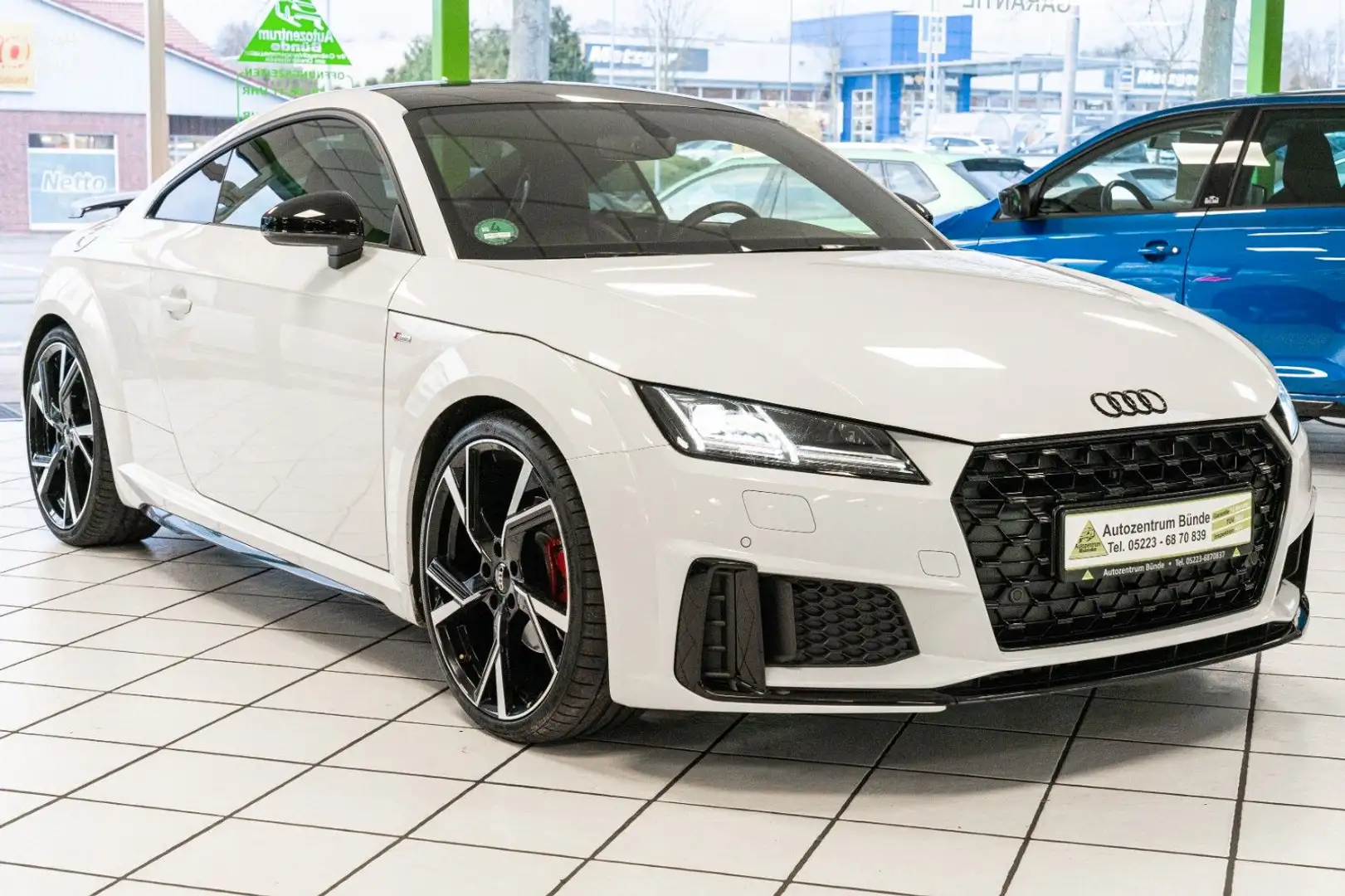 Audi TT Coupe 2.0 s-line Automatik LED Navi DAB Weiß - 2