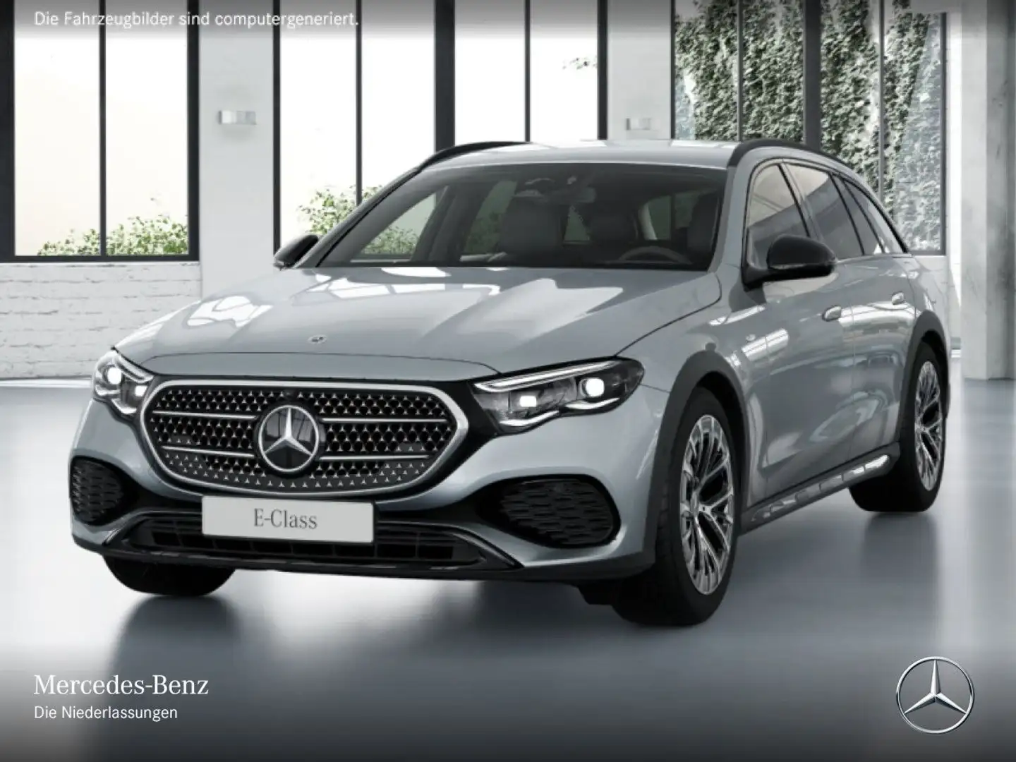 Mercedes-Benz E 300 de T 4M Hybrid Avantgarde 360° Airmat Distr. Silber - 2