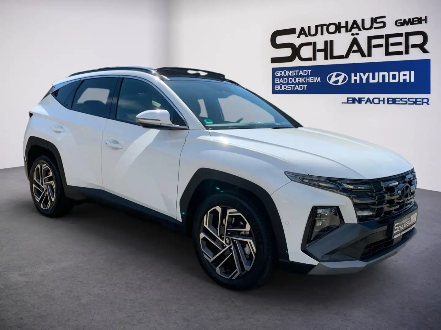 Hyundai TUCSON TUCSON 1.6 T-GDI Prime Hybrid PanoDach Assi-Pake Weiß - 2