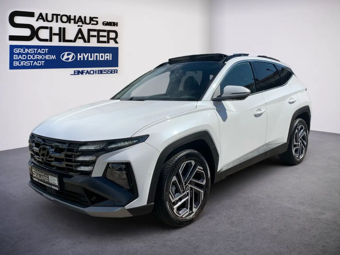 Hyundai TUCSON TUCSON 1.6 T-GDI Prime Hybrid PanoDach Assi-Pake Weiß - 1