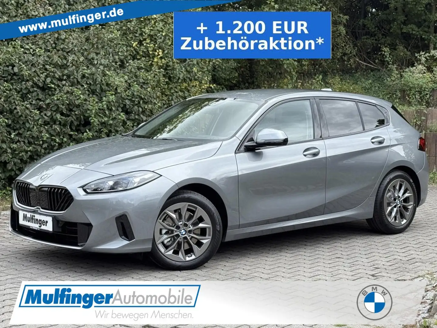 BMW 120 HUD SuView DrivAss.Ad-LED Sitzh.Komfz.AHK Navi Grau - 1