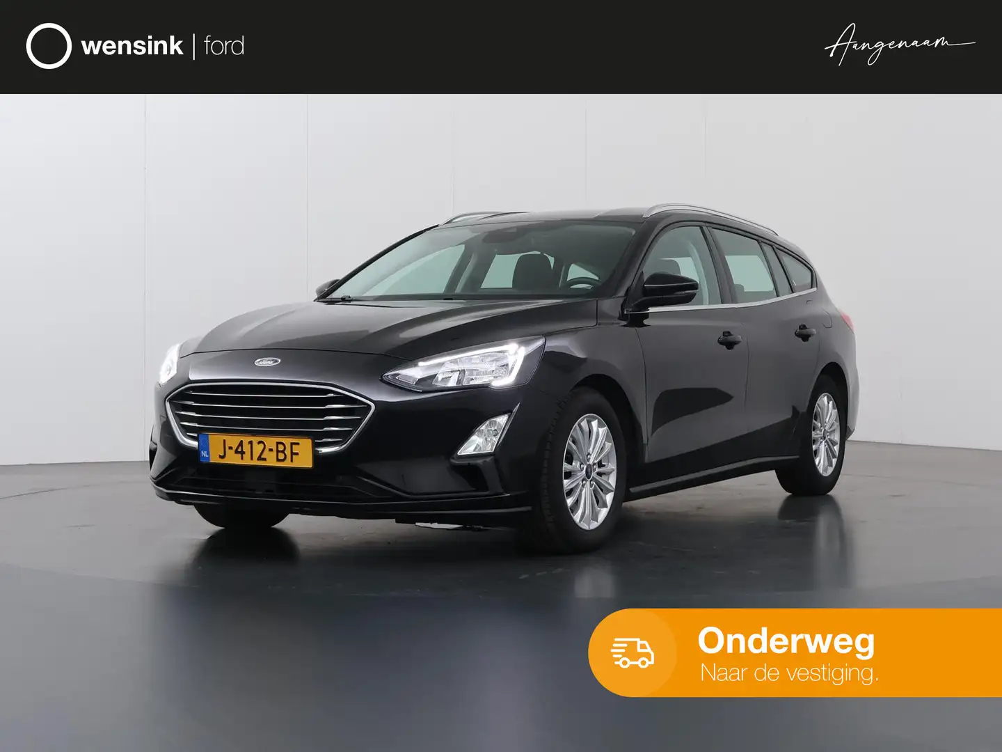 Ford Focus Wagon 1.0 EcoBoost Titanium Business | Navigatie | Zwart - 1