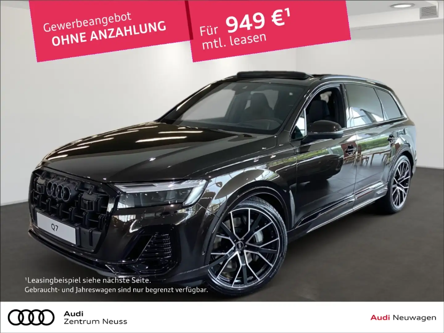 Audi Q7 TFSI E-HYBRID QUATTRO 290kW TIPTRONIC AHK/LUFTFAHR Braun - 1