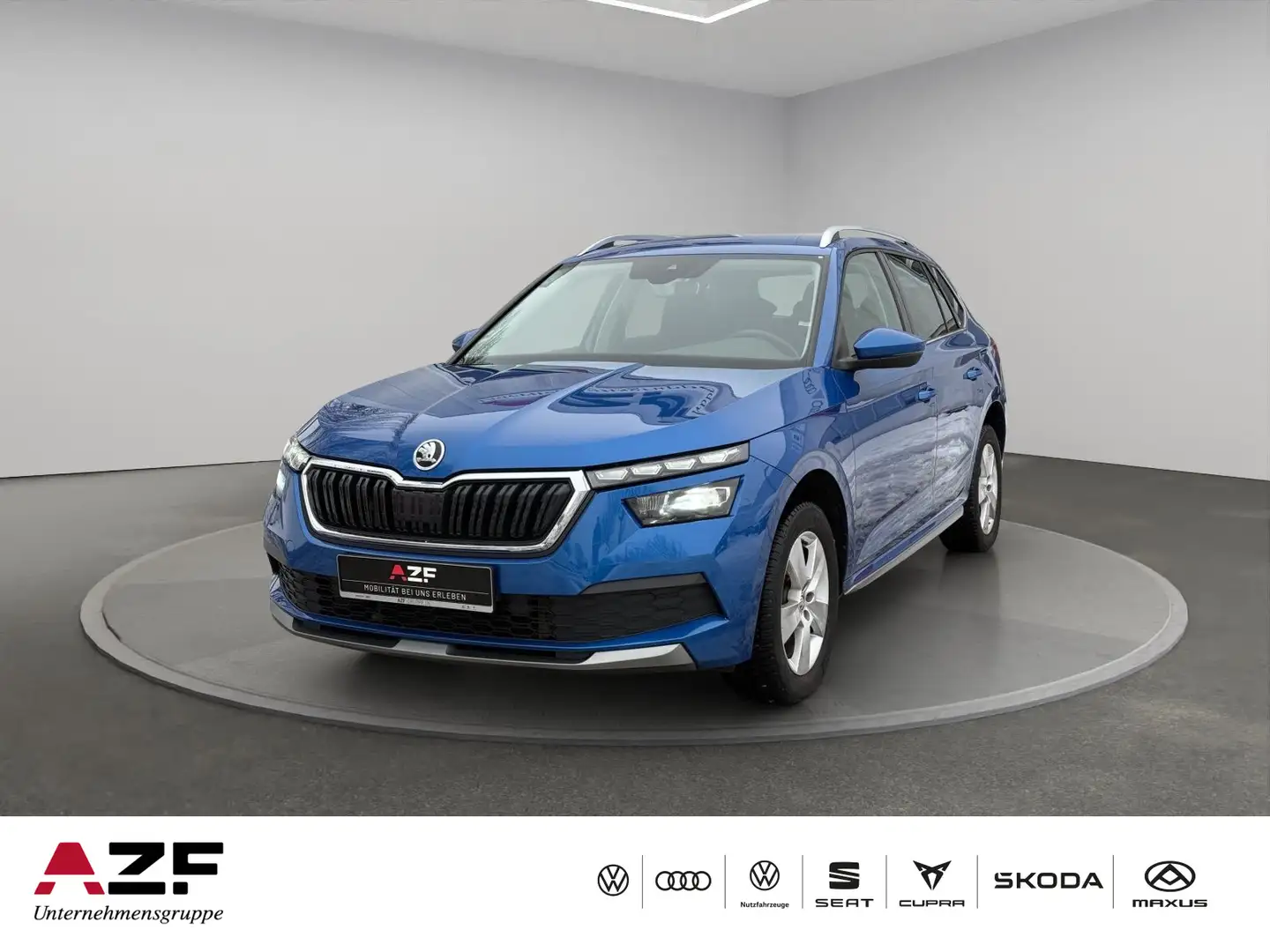 Skoda Kamiq 1.5 TSI Style AHK+NAVI+KAMERA+SITZHZG. Bleu - 1