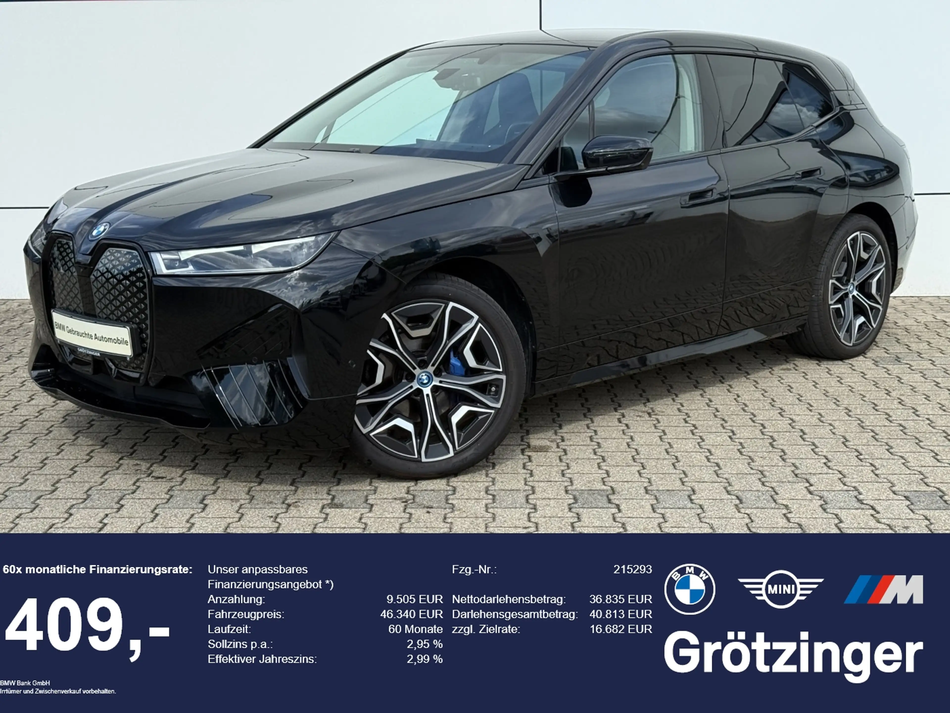 BMW iX xDrive40 Sportpaket Laser+AHK+Softclose+H&K