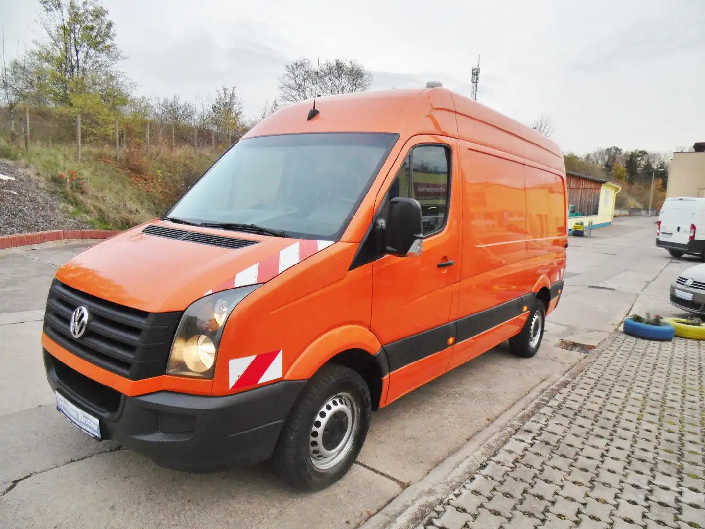 Volkswagen Crafter Kasten 35 Hochdach/Klima/AHK/Navi Naranja - 2