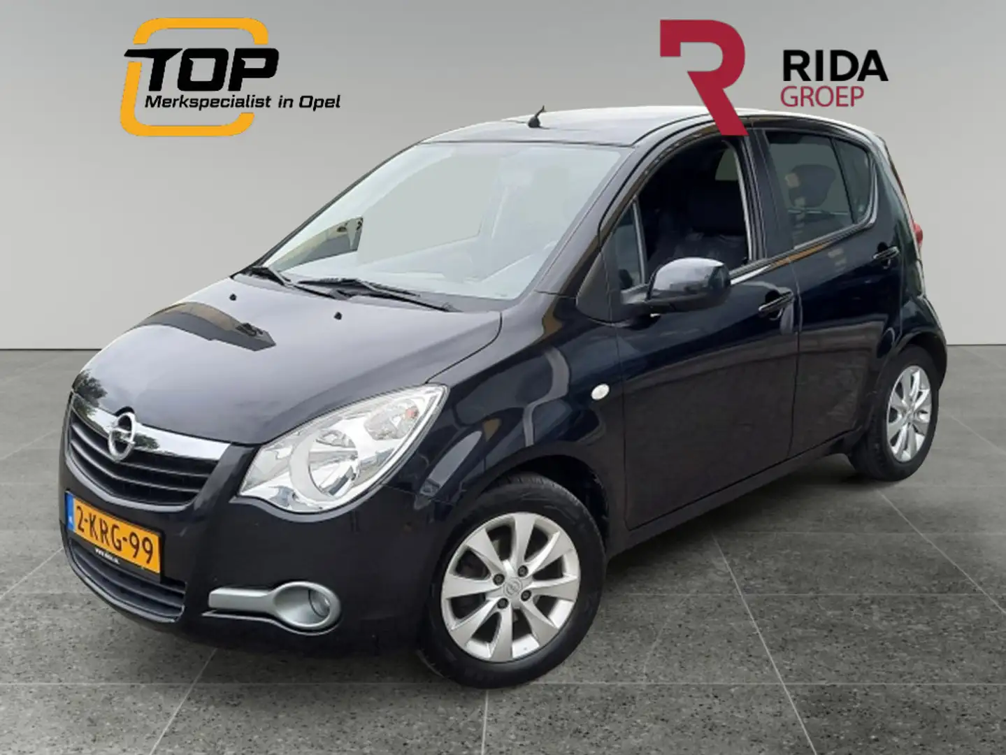 Opel Agila 1.0 Edition Zwart - 1