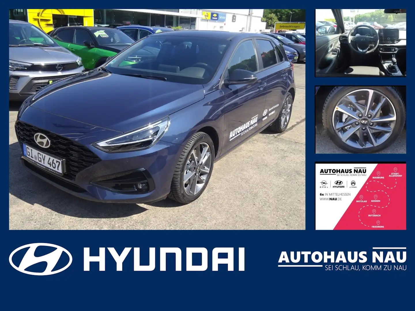 Hyundai i30 1.0 T-GDI Advantage Blau - 1