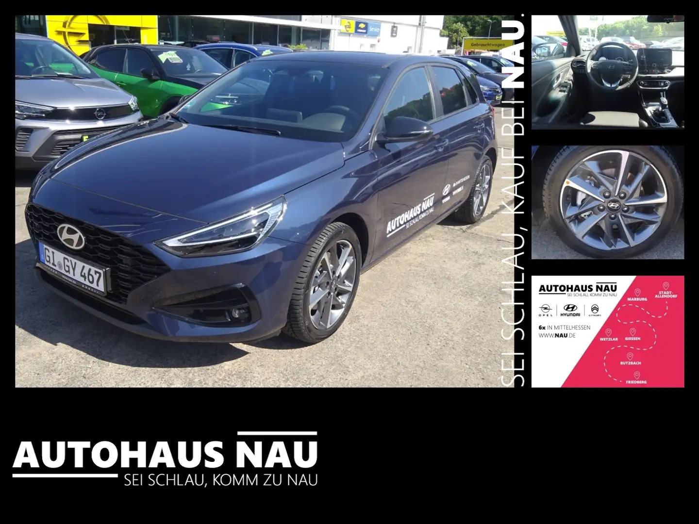 Hyundai i30 1.0 T-GDI Advantage Blu/Azzurro - 1