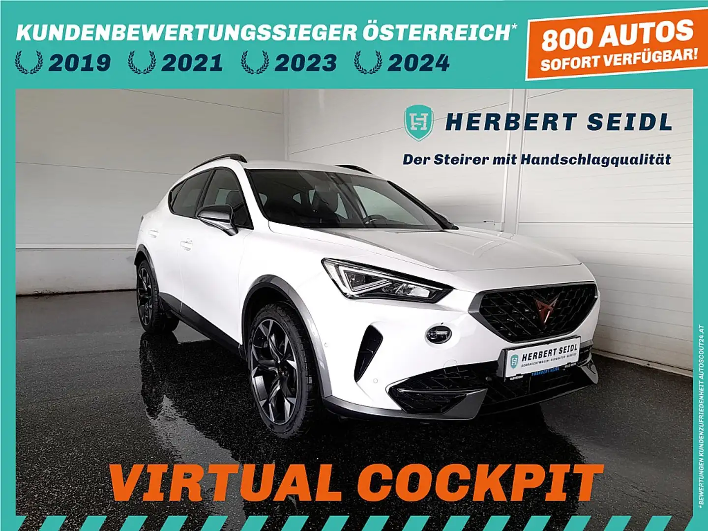 CUPRA Formentor e-Hybrid 150/204 DSG *19 ZOLL / VOLL-LED / NAVI... Weiß - 1