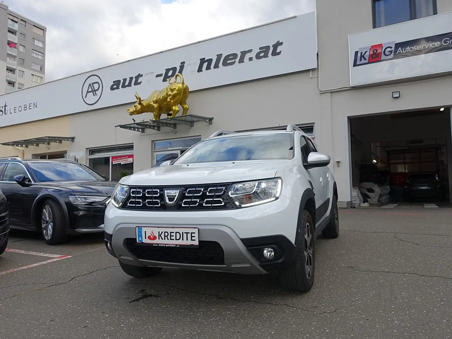Dacia Duster Blue dCi 115 4WD Prestige  Navi, RFK uvm.... Blanc - 1