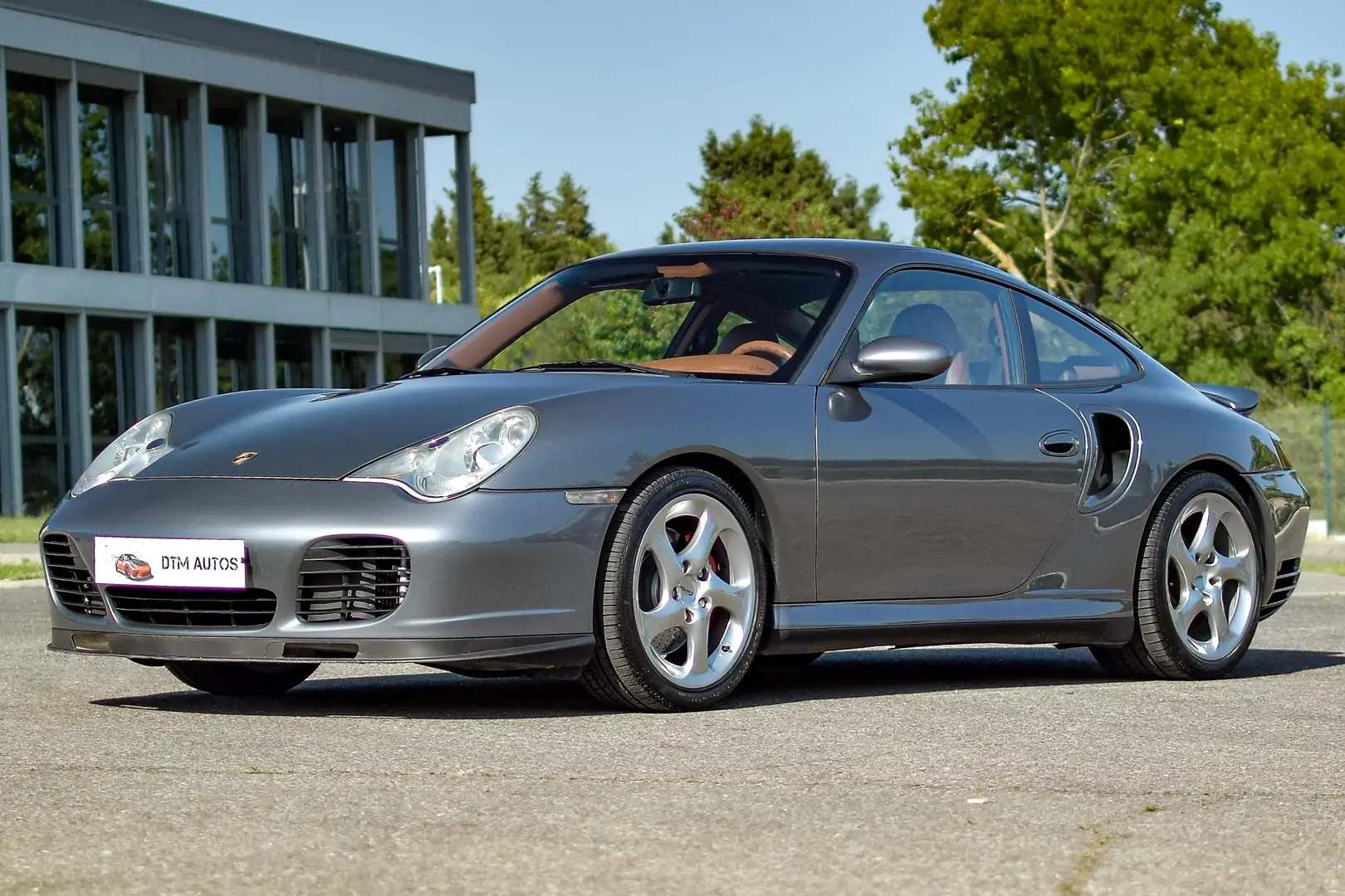 Porsche 996 911 3.6i Turbo 420 ch Gris - 2