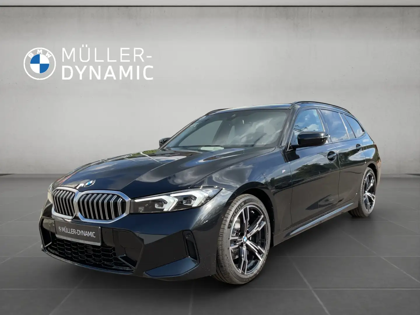 BMW 320 d TOURING M SPORT LED RÜCKFAHR SHZ Schwarz - 1