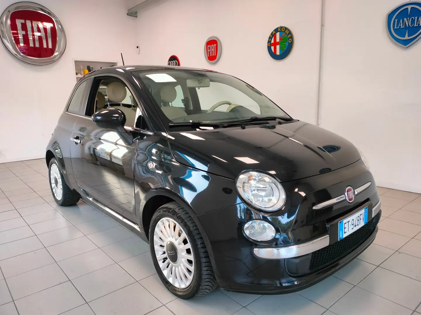 Fiat 500 1.2 BENZINA IMPIANTO GPL Schwarz - 1