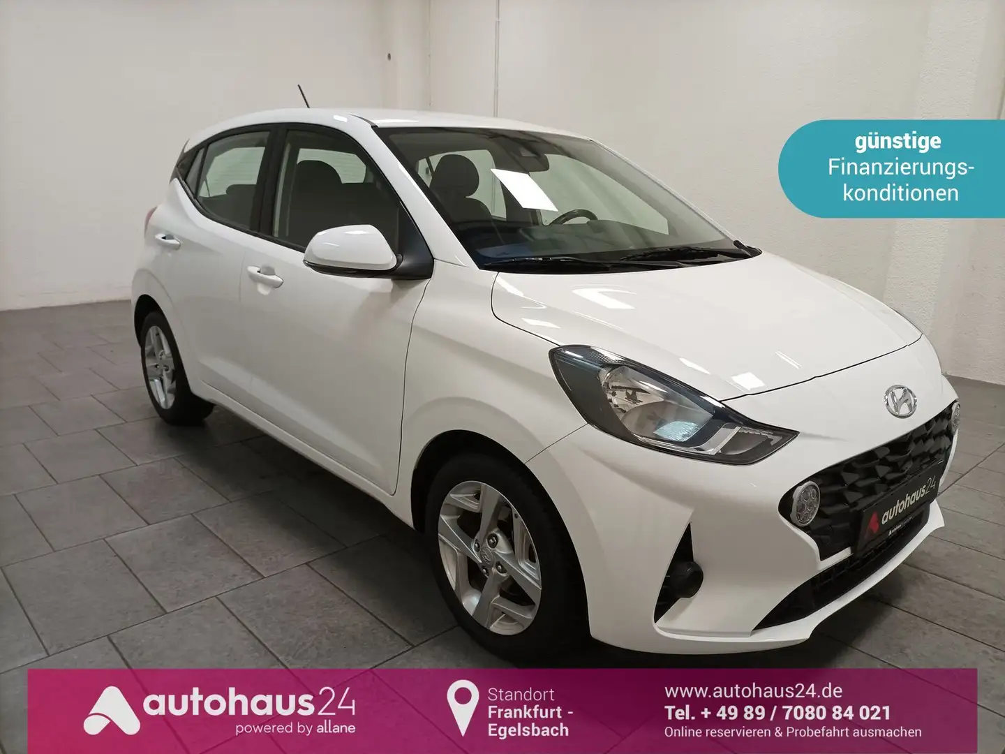 Hyundai i10 1.0 Trend Carplay|Spurhalte|DAB Weiß - 1