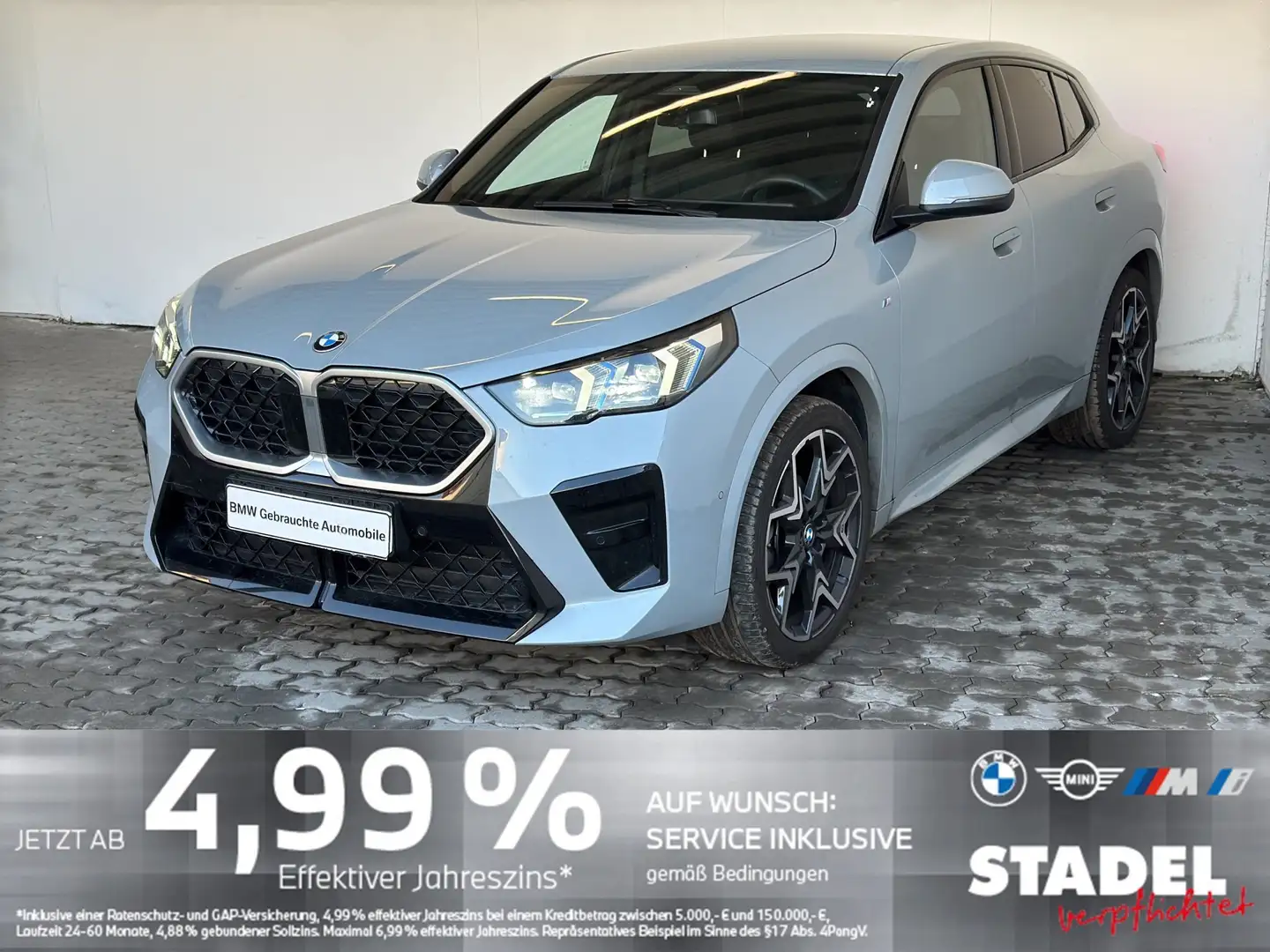 BMW X2 xDrive20d M Sport Navi.LED.AHK.RFK. Grau - 1